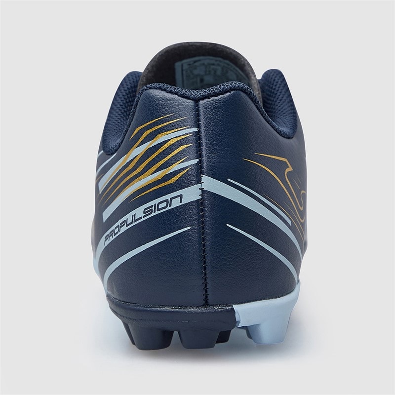 Joma Junior Propulsion 25 HG buty piłkarskie na twardą nawierzchnię dla młodzieży kolor Navy Blue – zdjęcie  4