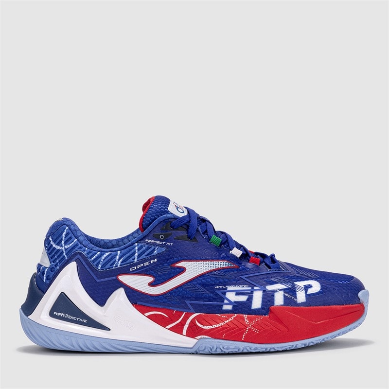 Joma Heren Open 25 Fitp Italiaanse Tennis En Padel Federatie Padel Schoenen Royal Blauw/Rood Royal Blue Red - Afbeelding 1