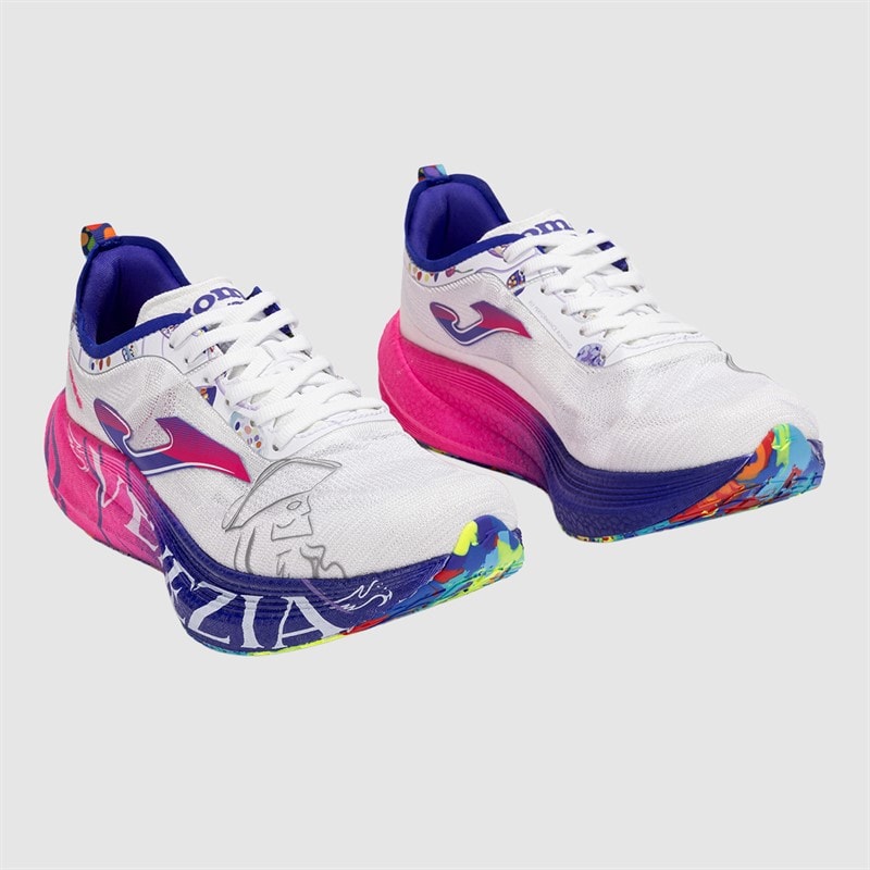 Joma Chaussures de course R1000 25 Venezia Marathon plaque carbone neutres Blanc - Image 5