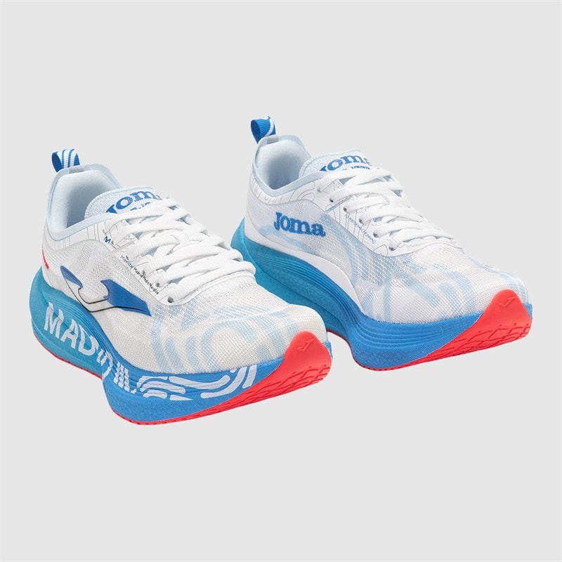 Joma Herren R1000 25 Madrid Halbmarathon Carbonplatte Neutrale Laufschuhe Weiß - Bild 5