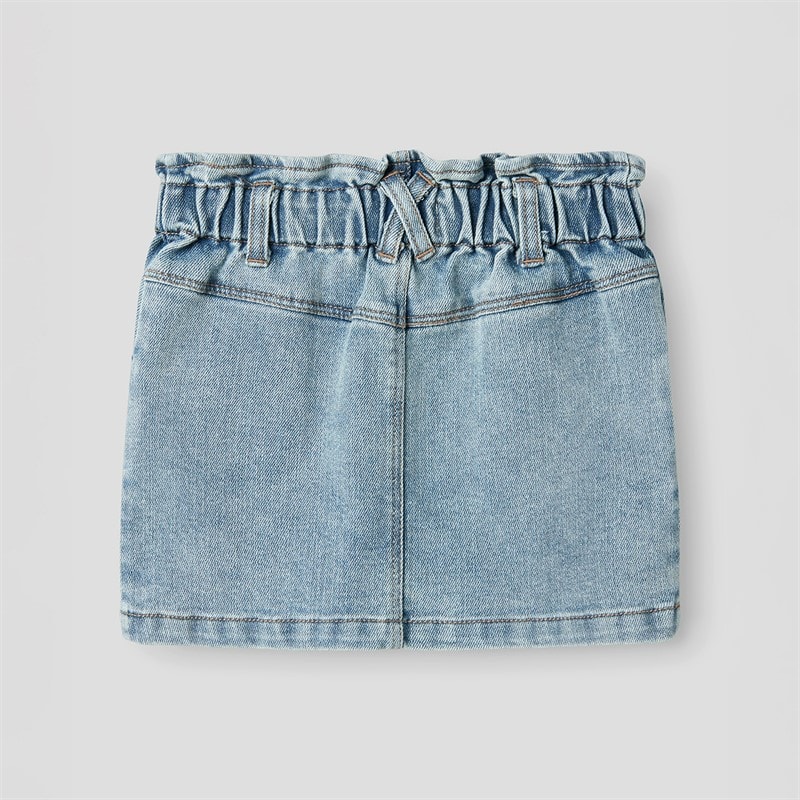 Lil' Atelier Mädchen Darlee Jeansrock Medium Blue Denim - Bild 2