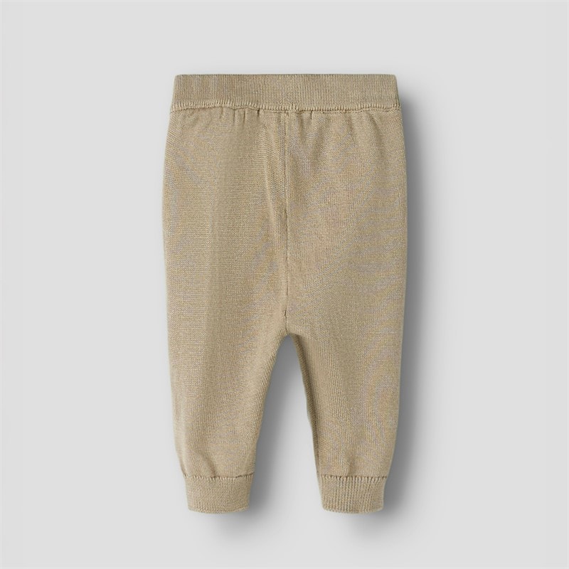 Lil' Atelier Kinderen Dundo Gebreide Broek Oxford Tan - Afbeelding 2