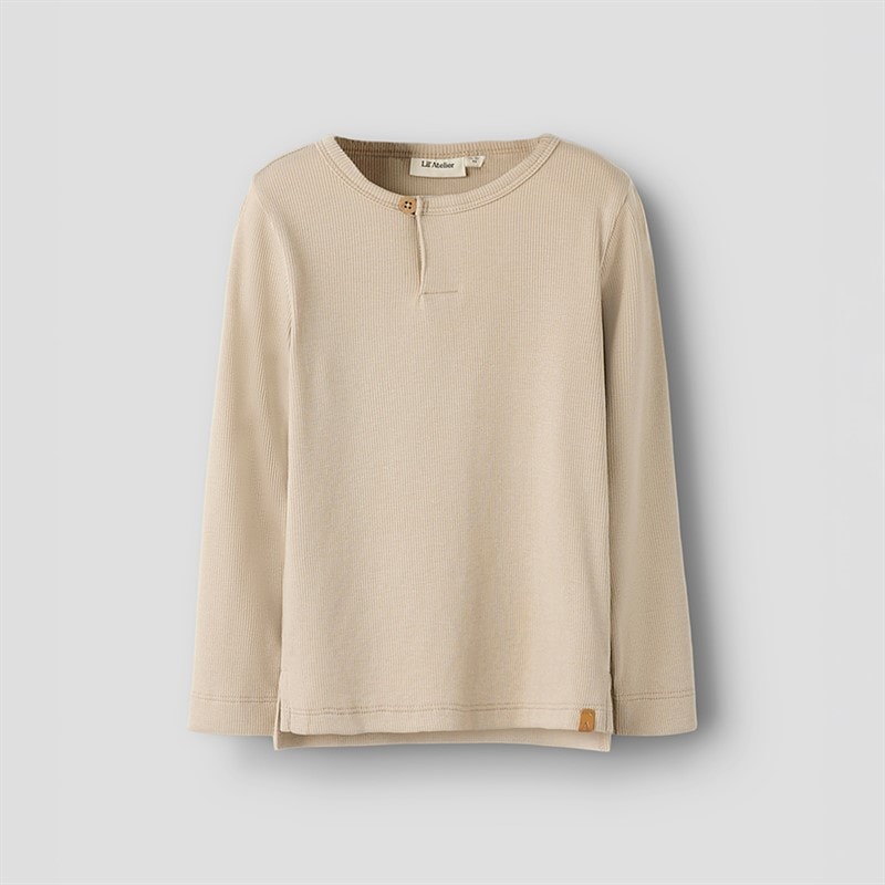 Lil' Atelier Garçon Lago Haut à Manches Longues Oxford Tan