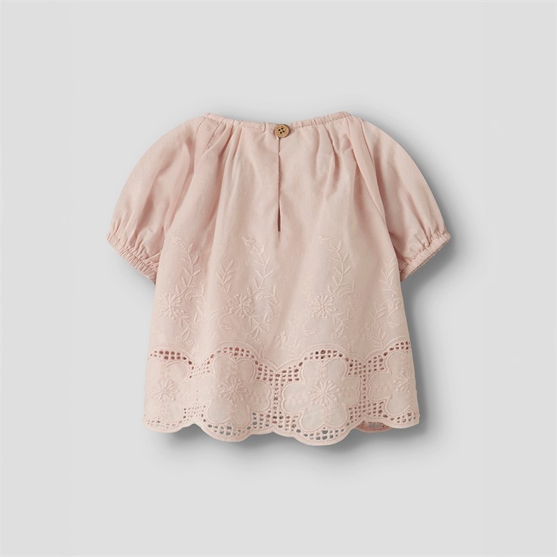 Lil' Atelier T-shirt dla dziewczynki kolor Peach Whip – zdjęcie  2