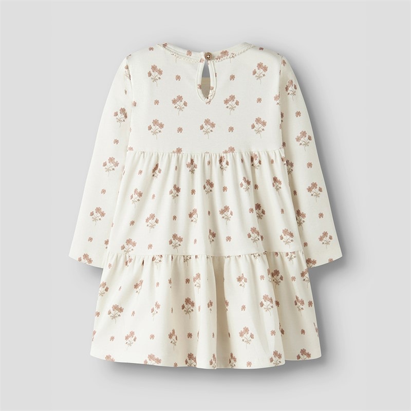 Lil' Atelier Fille Layo Robe Manches Longues Coconut Milk - Image 2