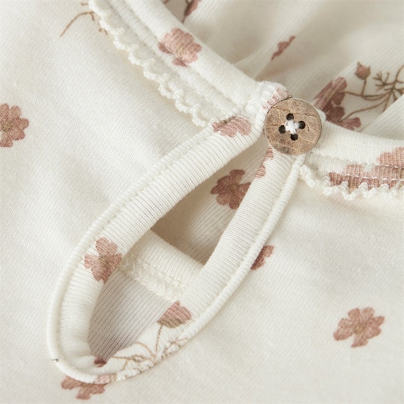Lil' Atelier Fille Layo Robe Manches Longues Coconut Milk - Image 3