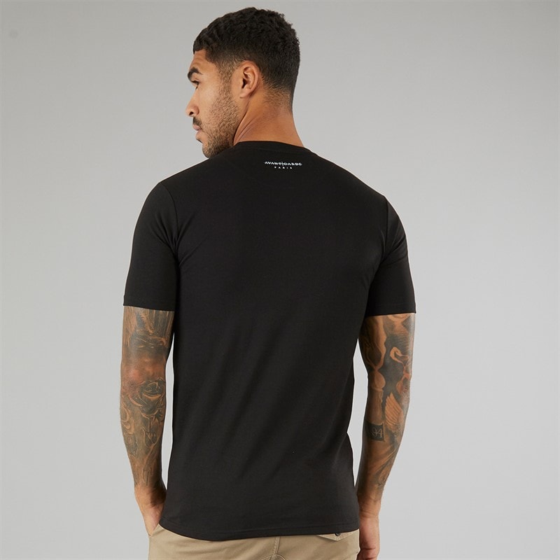 Avant Garde T-shirt Heren Criptic Zwart - Afbeelding 2