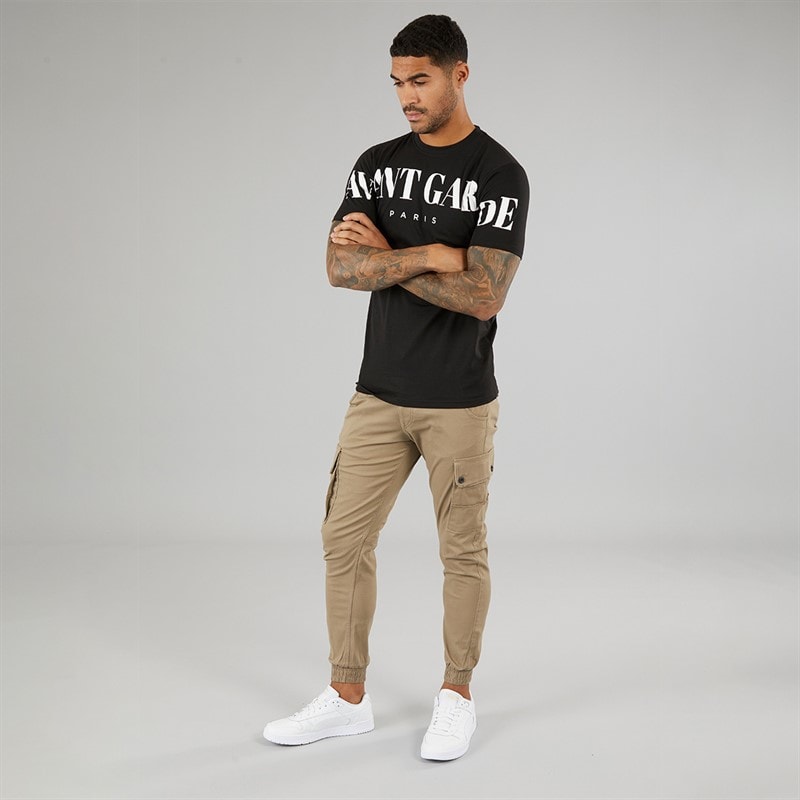 Avant Garde T-shirt Heren Criptic Zwart - Afbeelding 3