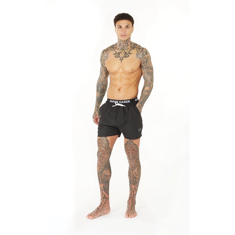 Avant Garde Herren Abroad Badeshorts Schwarz - Bild 4