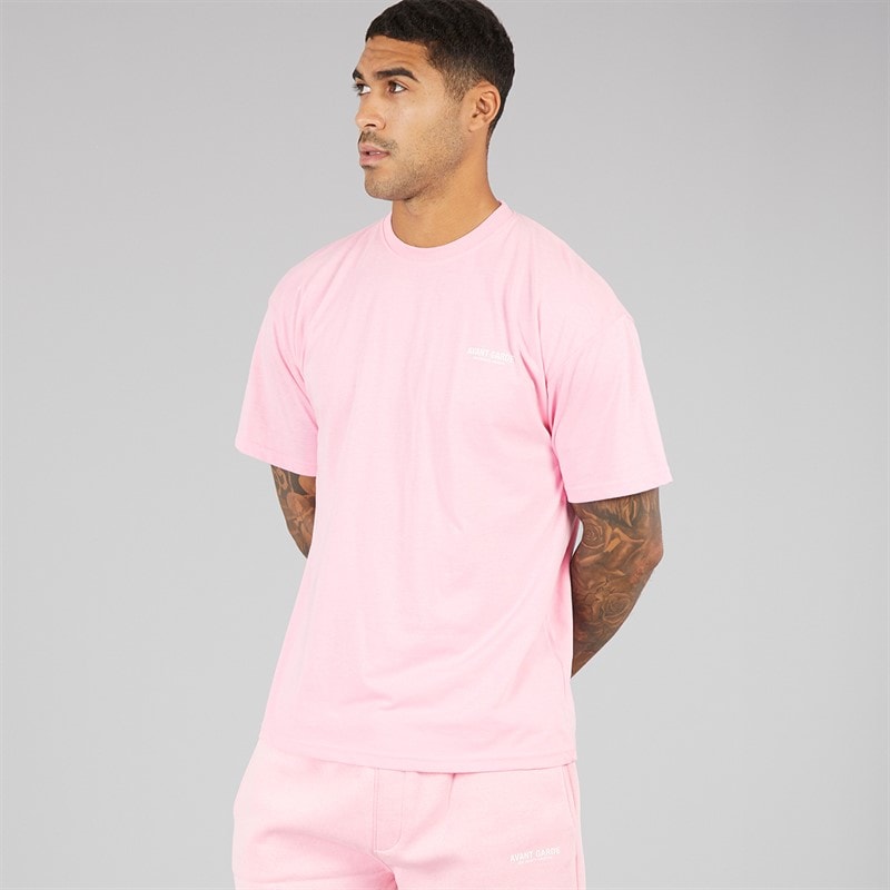 Avant Garde T-shirt rose bonbon homme - Image 5