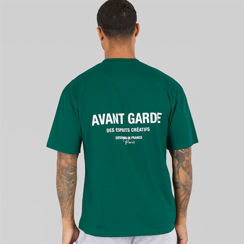 Avant Garde T-shirt Créatifs Homme Emeraude - Image 2