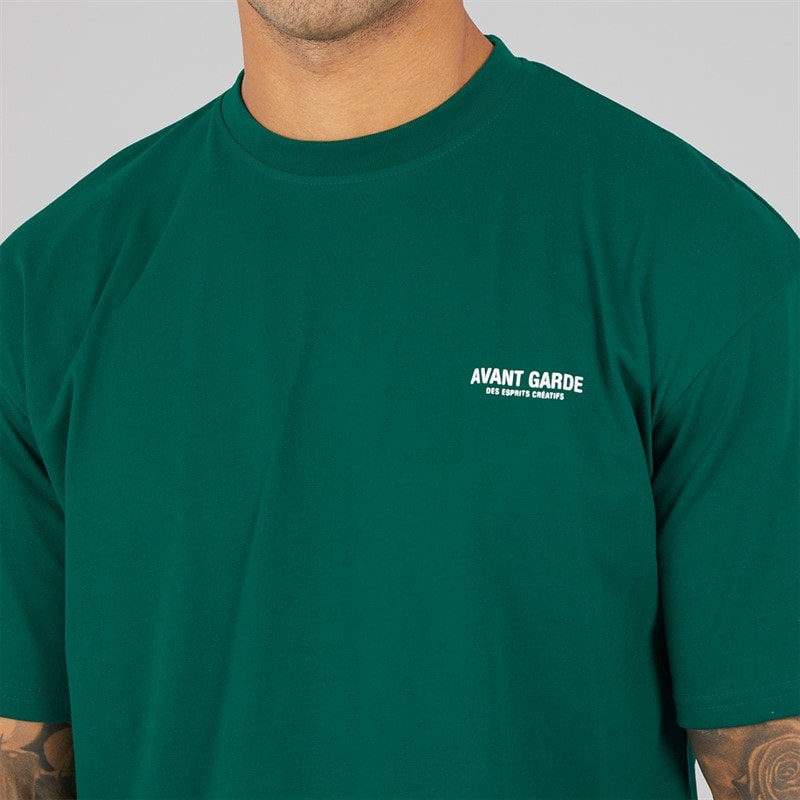 Avant Garde T-shirt Créatifs Homme Emeraude - Image 3