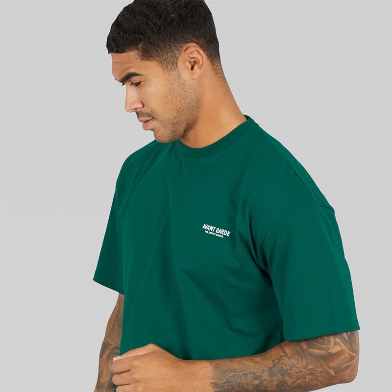 Avant Garde T-shirt Créatifs Homme Emeraude - Image 5