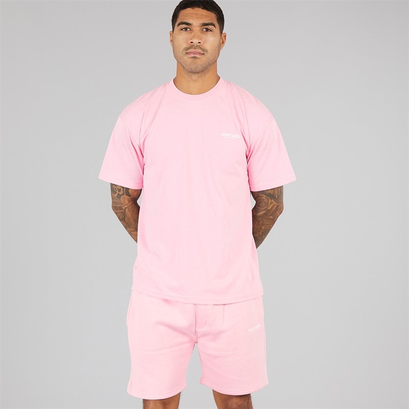 Avant Garde Herren Shorts Kreativ Entspannter Sitz Bubblegum Rosa - Bild 5