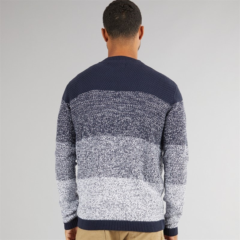Avant Garde Trui met ronde hals voor Heren Navy - Afbeelding 2