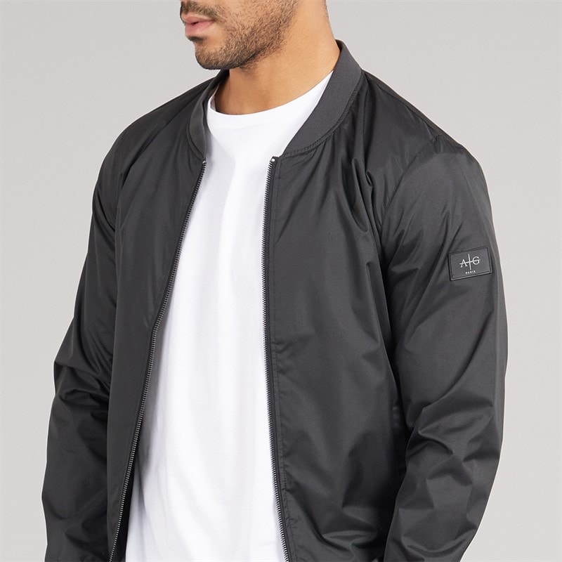 Avant Garde Heren Bomberjacke Schwarz - Afbeelding 3