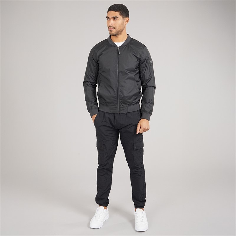 Avant Garde Heren Bomberjacke Schwarz - Afbeelding 4