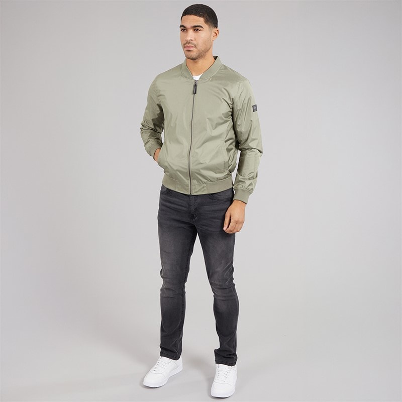Avant Garde Heren Bomberjacke Oliv - Afbeelding 4
