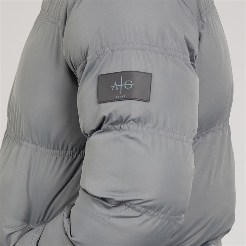 Avant Garde Heren Rawlins Puffer Jas Antraciet - Afbeelding 3