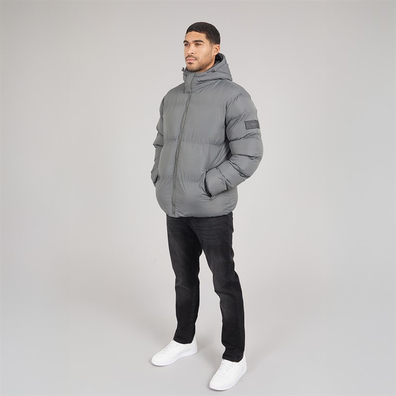 Avant Garde Heren Rawlins Puffer Jas Antraciet - Afbeelding 4