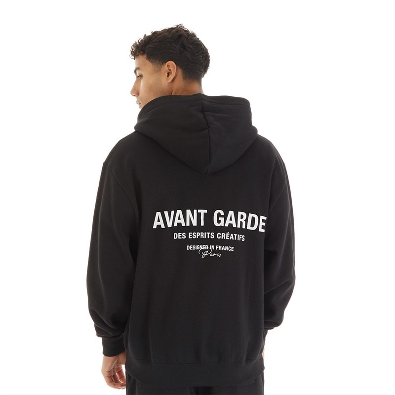 Avant Garde Sweat à Capuche zippé Noir homme - Image 3