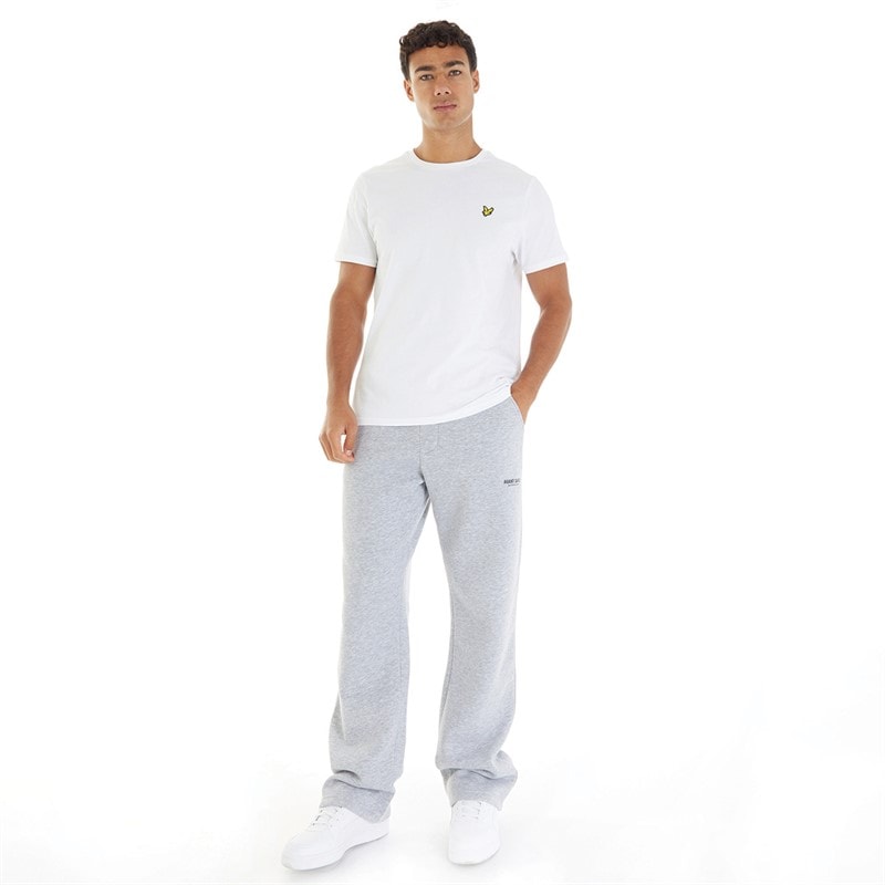Avant Garde Joggingbroek Heren Rechte Pijp Licht Grijs Melange - Afbeelding 3