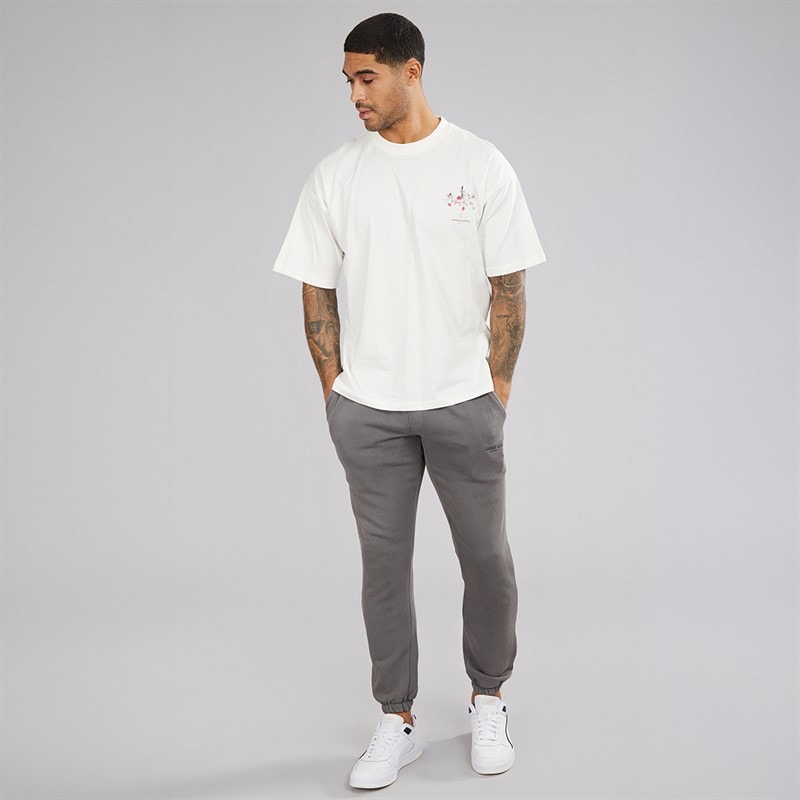 Avant Garde Jogging Pantalon Homme Teinture Pigmentée Acier - Image 4