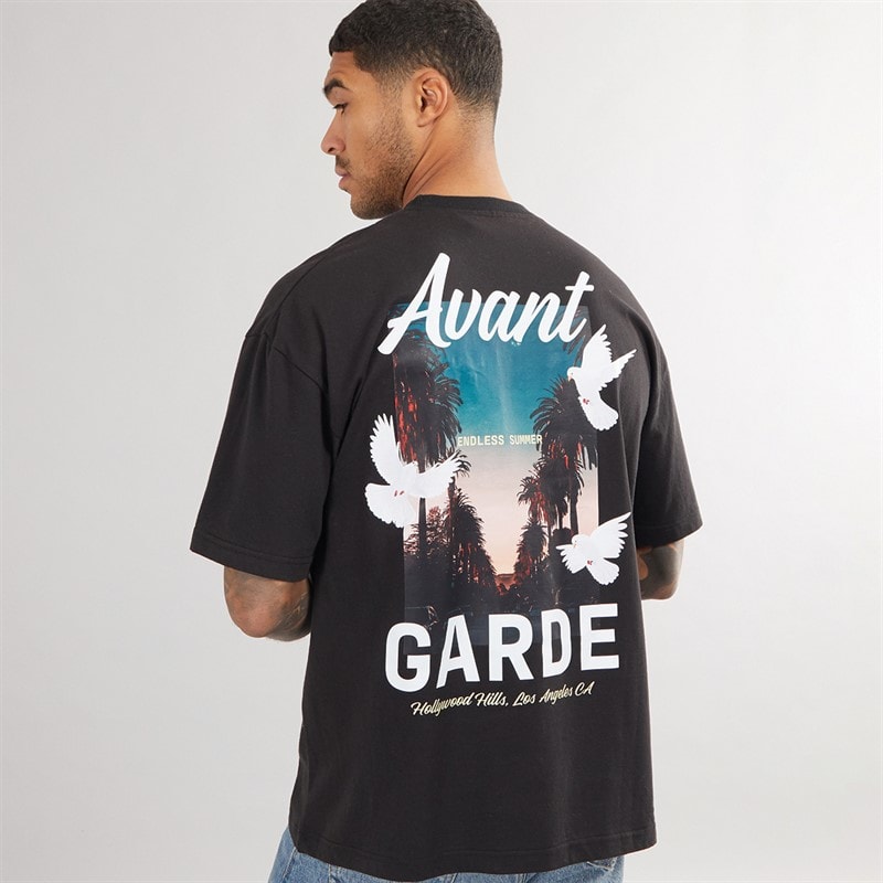 Avant Garde Herren Endless T-Shirt Schwarz - Bild 3