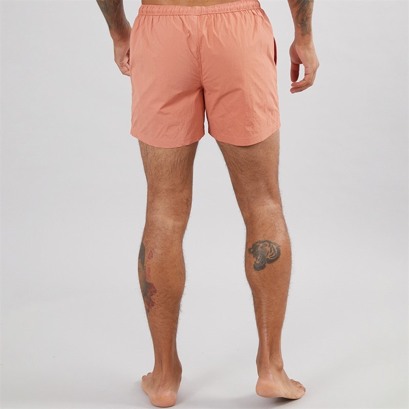 Avant Garde Heren Farris Crinkle Zwemshorts Gebrande Oranje - Afbeelding 2