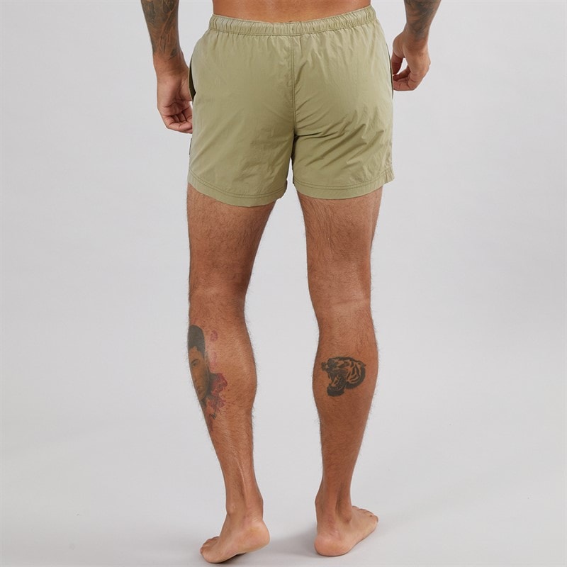 Avant Garde Short de Bain Homme Farris Vert Crépelé - Image 2
