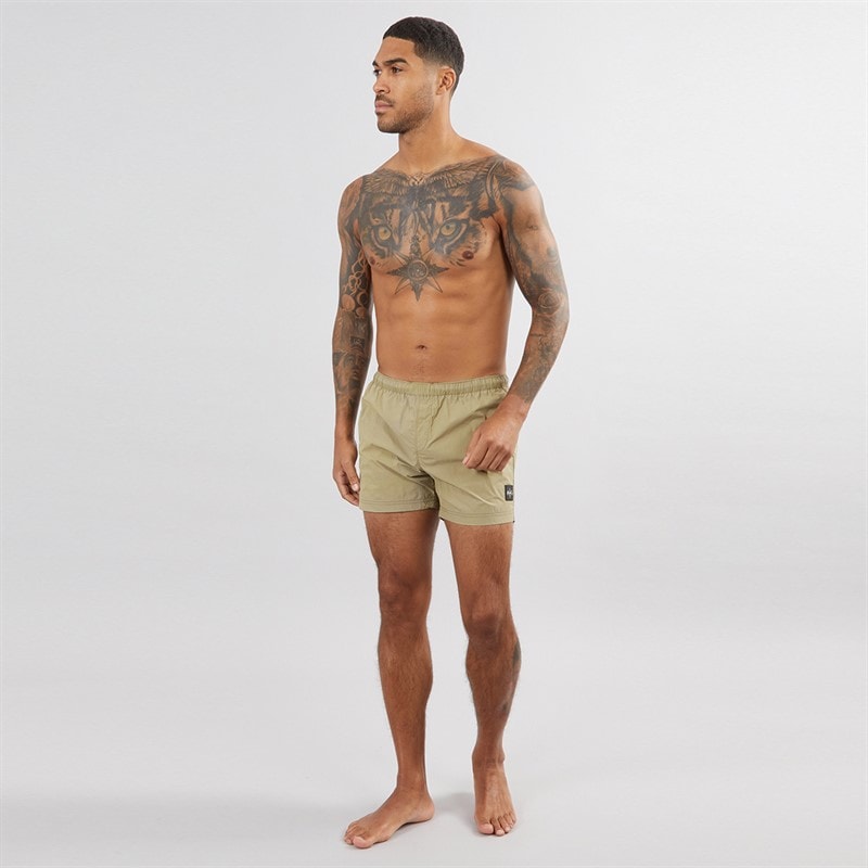 Avant Garde Short de Bain Homme Farris Vert Crépelé - Image 3