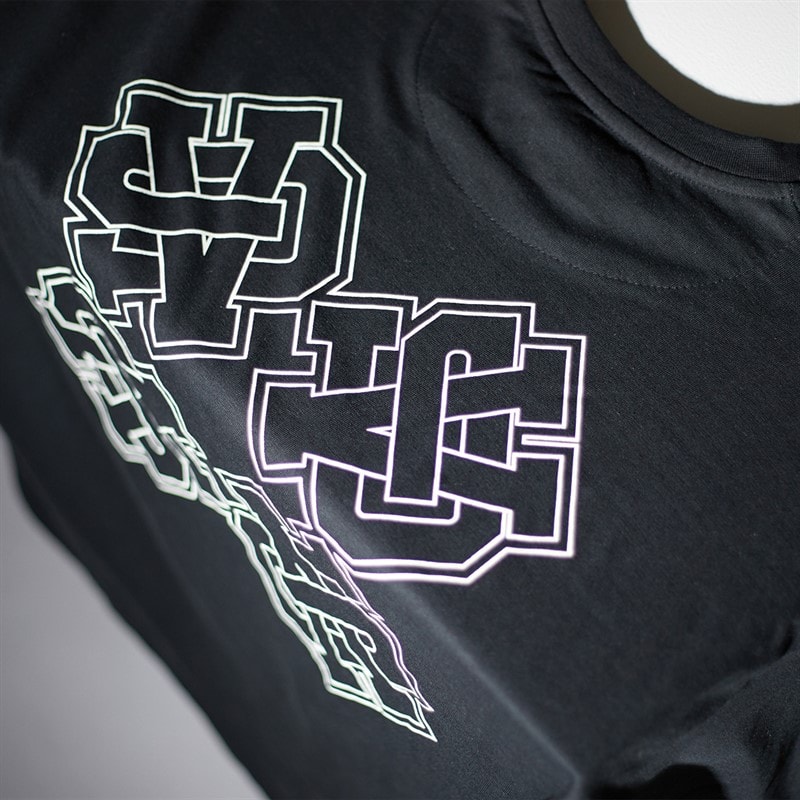 Avant Garde Herren Emblem T-Shirt Schwarz - Bild 3