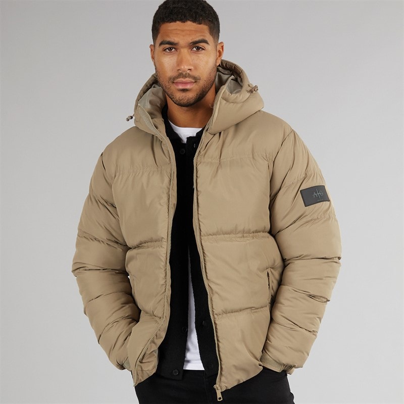 Avant Garde Heren Rawlins Puffer Jas Mink - Afbeelding 1