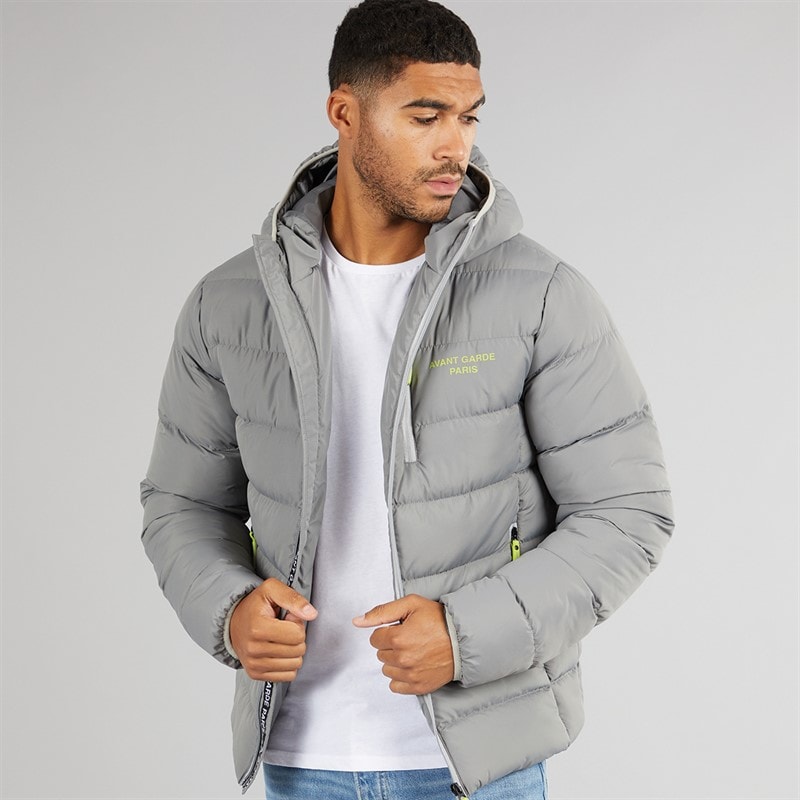 Avant Garde Heren Thor Puffer Jas Slate - Afbeelding 1