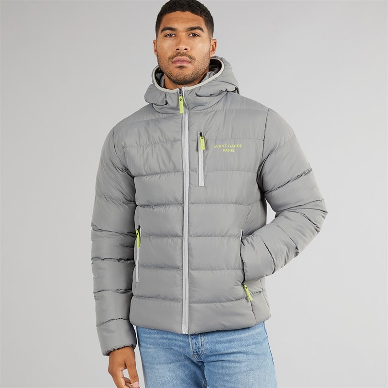 Avant Garde Heren Thor Puffer Jas Slate - Afbeelding 4