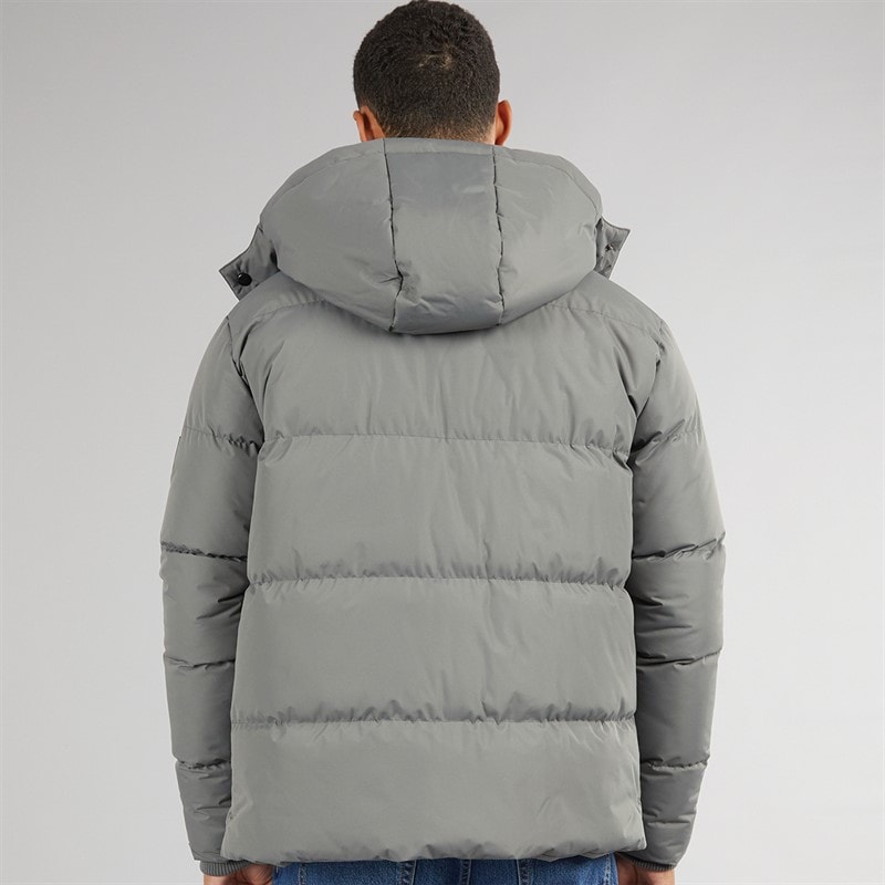 Avant Garde Heren Cottian Puffer Jas Houtskool - Afbeelding 2