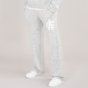 Avant Garde Heren AG Geborsteld Knit Joggingbroek Licht Grijs Gemêleerd