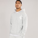 Avant Garde Heren AG Geborsteld Breisel Hoodie Licht Grijs Gemêleerd