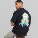 Avant Garde Heren Windows T-shirt Zwart