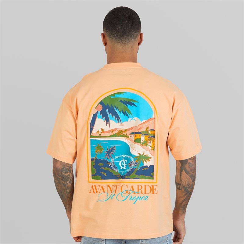 Avant Garde Herren Terrain T Shirt Peach - Bild 3