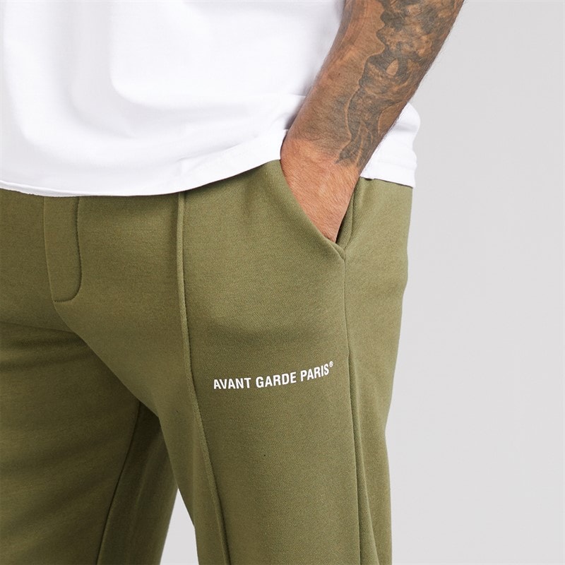 Avant Garde Dresy z otwartym dołem Lowell dla niego kolor Khaki – zdjęcie  3