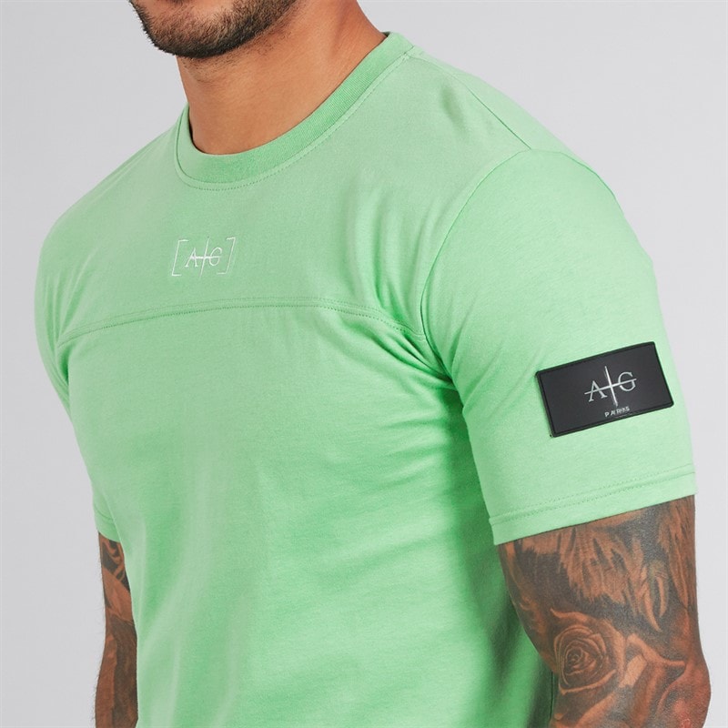 Avant Garde Heren Elation T-shirt En Shorts Set Neptune Green - Afbeelding 3