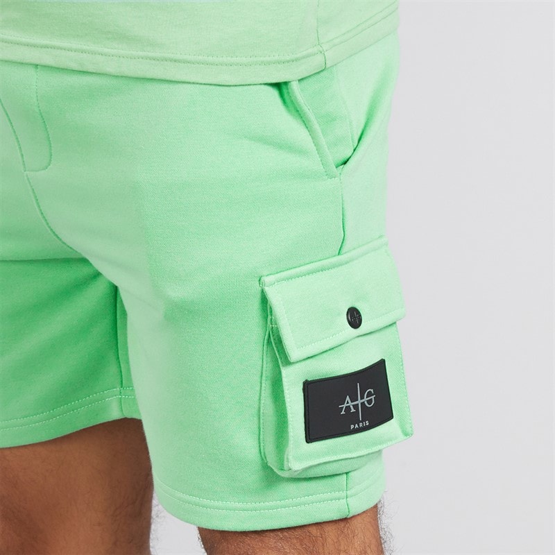 Avant Garde Heren Elation T-shirt En Shorts Set Neptune Green - Afbeelding 5