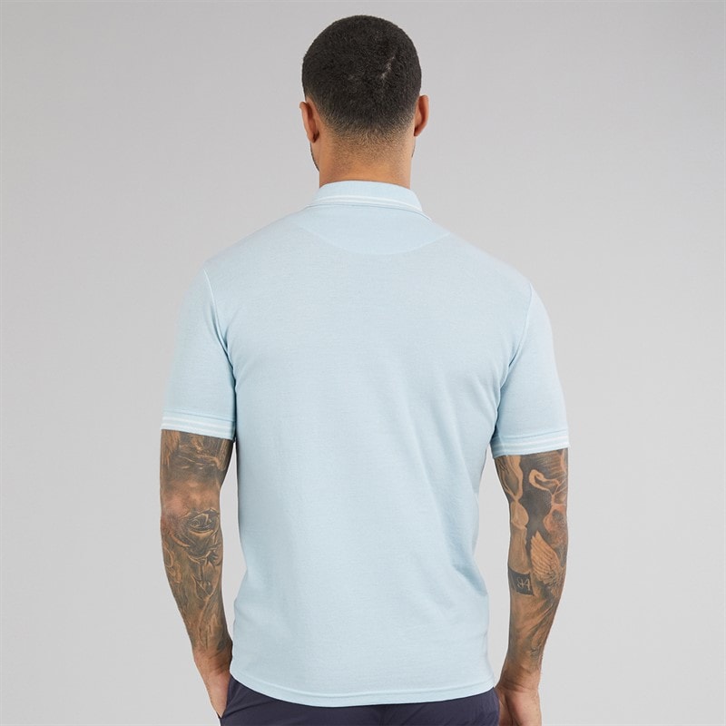 Avant Garde Herren Delta Polo Shirt Sky Blue - Bild 2