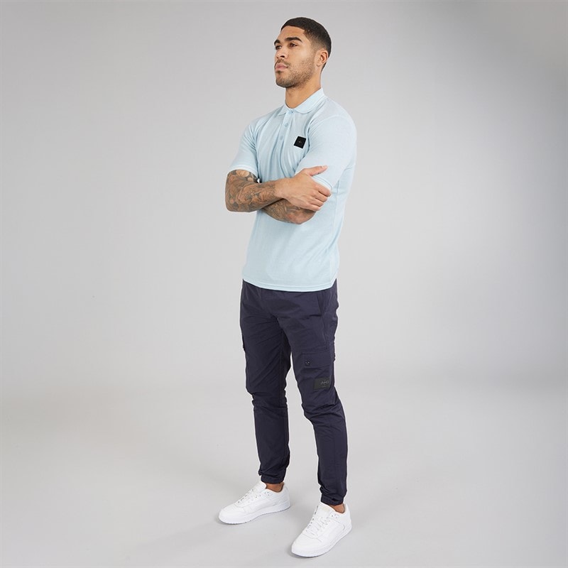 Avant Garde Herren Delta Polo Shirt Sky Blue - Bild 3