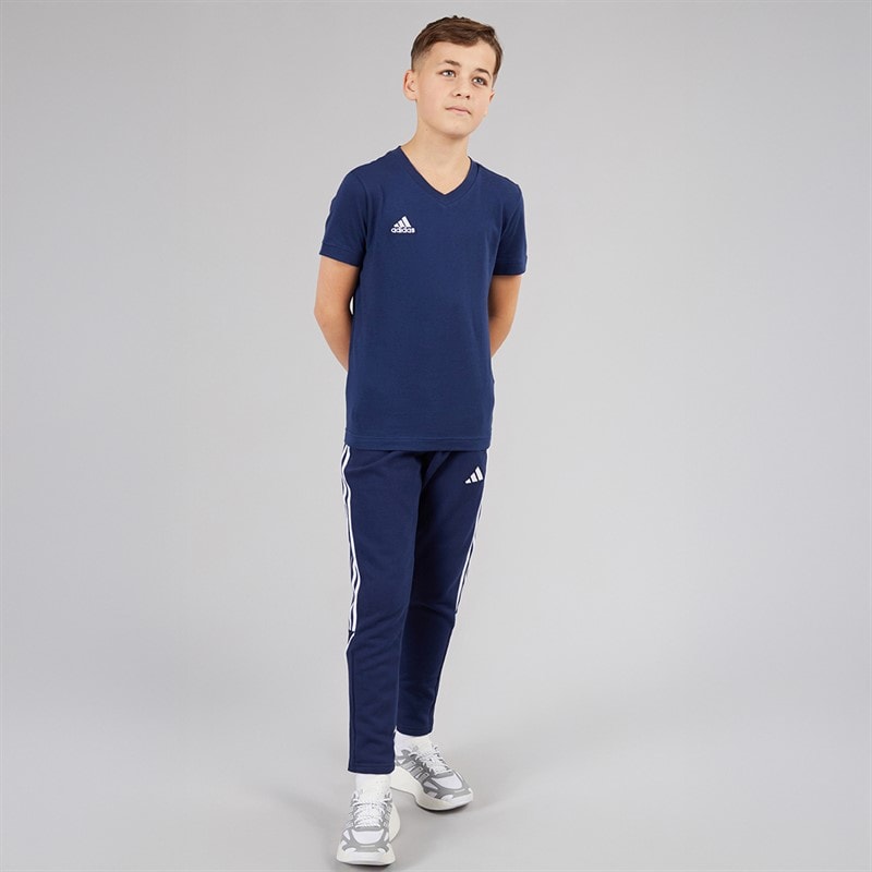 adidas Junior Entrada 22 T-shirt Team Navy Blue - Afbeelding 4