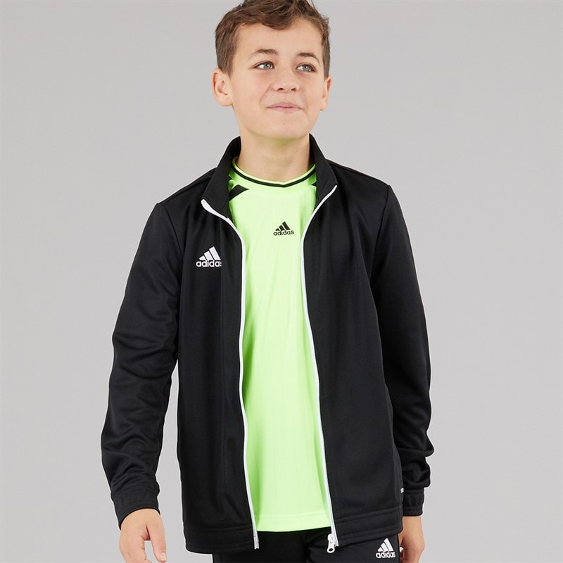 adidas Veste d'entraînement Entrada 22 Junior en polyester Noir - Image 1