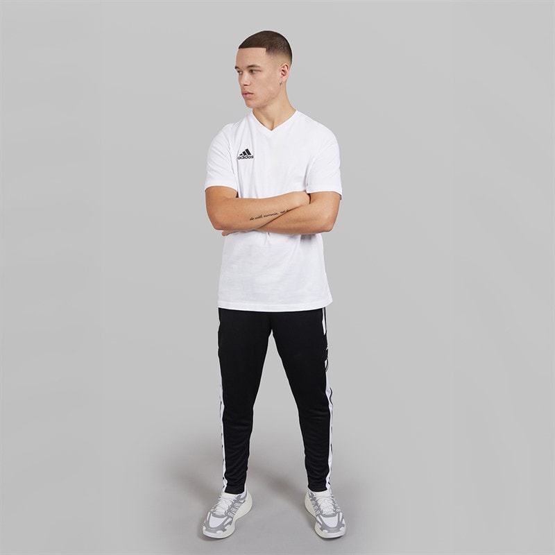 adidas Herren Entrada 22 T-Shirts Weiß - Bild 4
