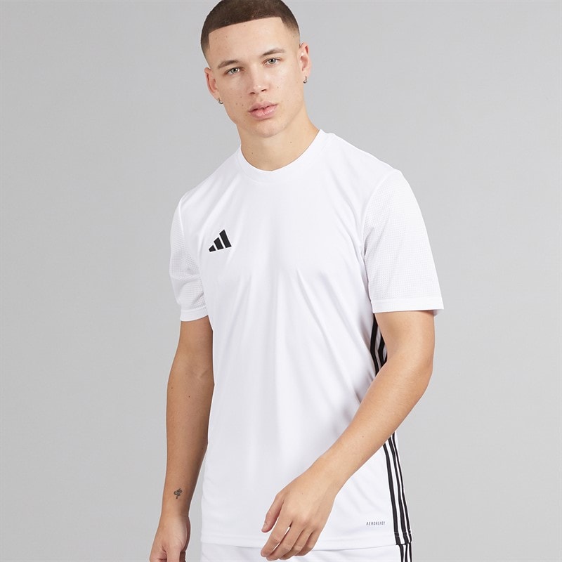 adidas T-shirt Tabela 23 Homme Blanc/Noir - Image 1