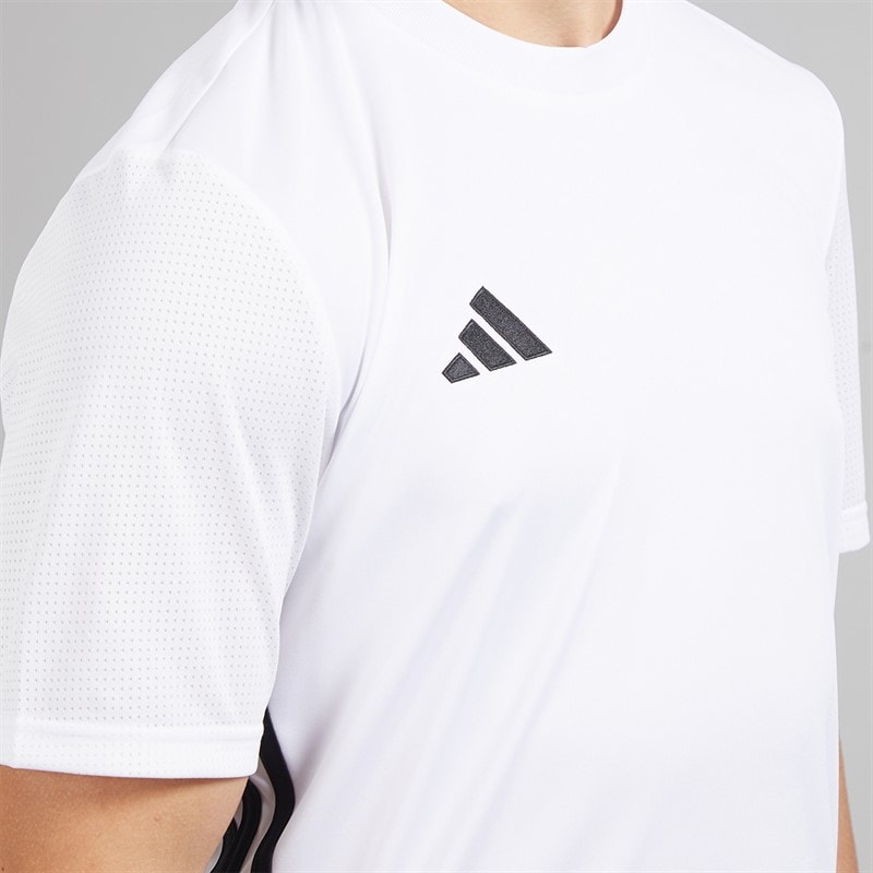 adidas T-shirt Tabela 23 Homme Blanc/Noir - Image 3